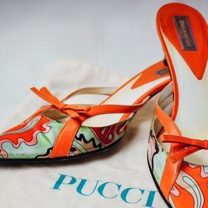 Vintage Emilio Pucci Print Shoes